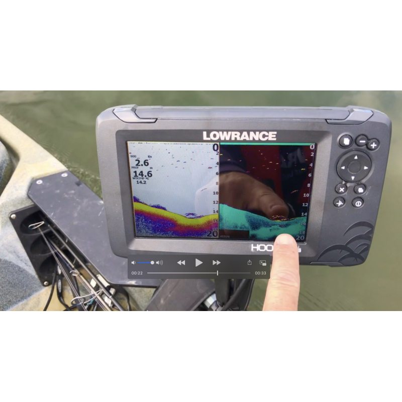 Sonda Pesca Lowrance HOOK Reveal 7 Transductor HDI 50/200 600w.  CHIRP/DownScan