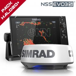 Pack Simrad NSS9 EVO3S + Radar Halo20+