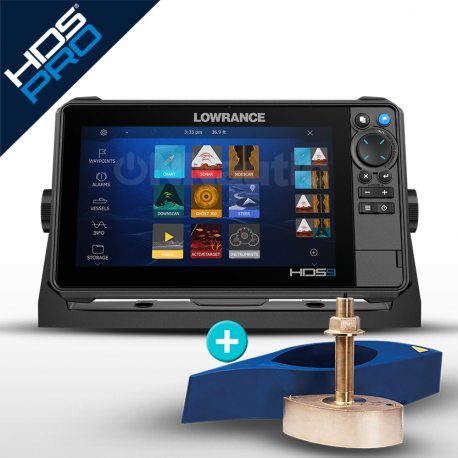 Lowrance HDS 9 Pro con Transductor Pasacascos B275LHW xSonic 1kW