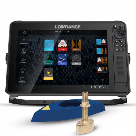 Lowrance HDS 12 Live con Transductor Pasacascos B275LHW xSonic 1kW