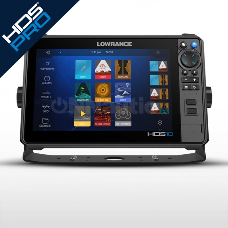 Lowrance HDS 10 Pro Con Transductor ActiveTarget 2 Y PoweryMax TX50
