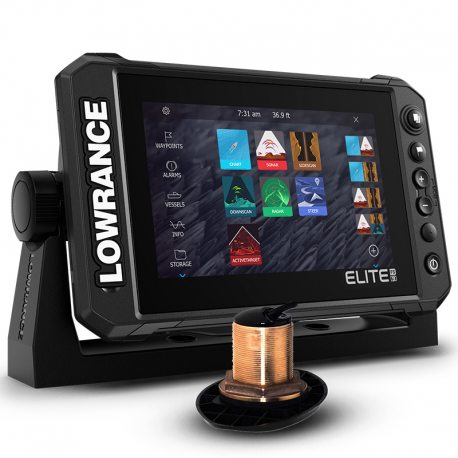 NO USAR Lowrance Elite FS 9 con Transductor Pasacascos B148 HDI xSonic 600w