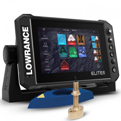 NO USAR Lowrance Elite FS 9 con Transductor Pasacascos B45 xSonic 600w