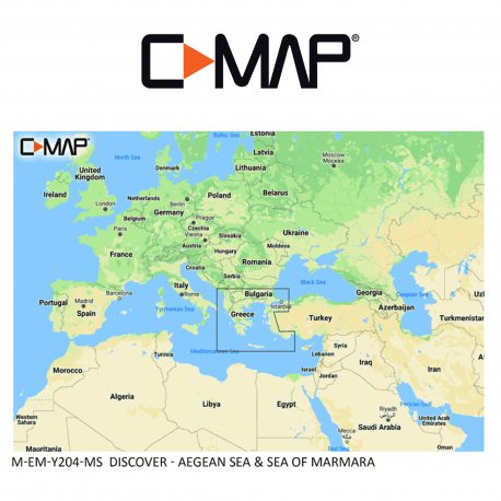 C-MAP DISCOVER M-EM-Y204-MS Aegean Sea & Sea of Marmara