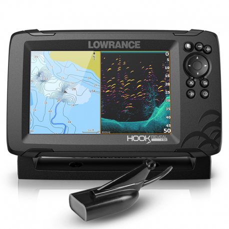 Lowrance HOOK Reveal 7 con Transductor HDI 83/200 CHIRP/DownScan