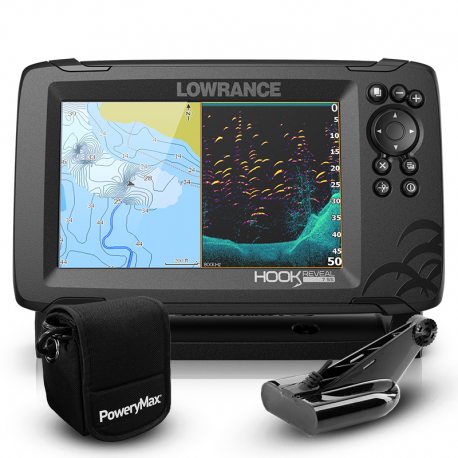 Lowrance HOOK Reveal 7 PoweryMax Ready con Transductor HDI 50/20