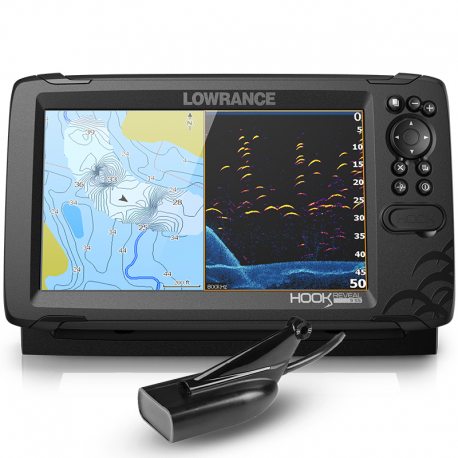 Lowrance HOOK Reveal 9 con Transductor HDI 83/200 CHIRP/Downscan