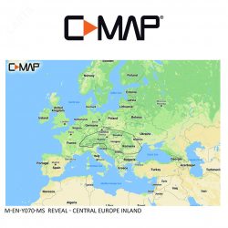 C-MAP REVEAL M-EN-Y070-MS Central Europe Inland
