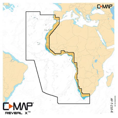 C-MAP REVEAL X AF-T-210-R-MS - West Africa