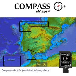 Cartografía Compass eMaps Spain Atlantic & Canary Islands E+