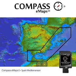Cartografía Compass eMaps Spain Mediterranean E+