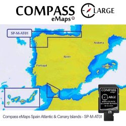 Cartografía Compass eMaps Spain Atlantic & Canary Islands