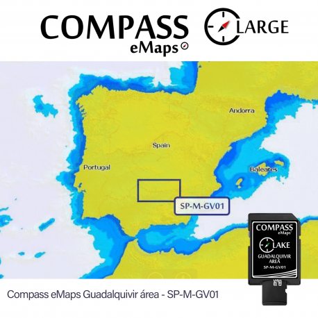 Cartografía Compass eMaps Guadalquivir área
