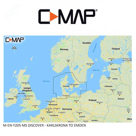 C-MAP DISCOVER M-EN-Y205-MS Karlskrona to Emden