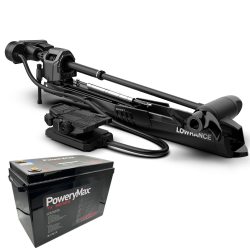 Motor Eléctrico de agua dulce Lowrance Ghost ™ de 47 " + PoweryMax TX2480