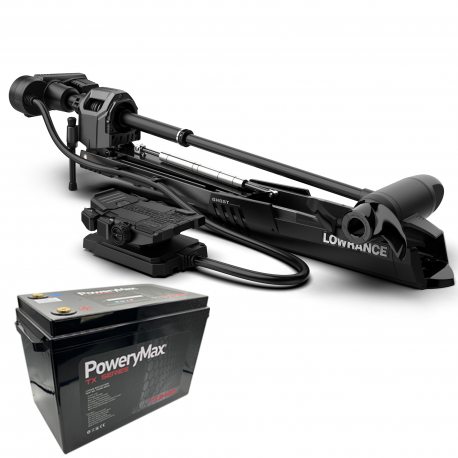 Motor Eléctrico de agua dulce Lowrance Ghost ™ de 47 " + PoweryMax TX2480