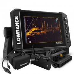 Lowrance Elite FS 9 Black ActiveTarget y Powerymax TX50