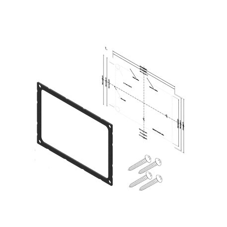 Kit Montaje empotrado Simrad GO9 XSE & Vulcan9