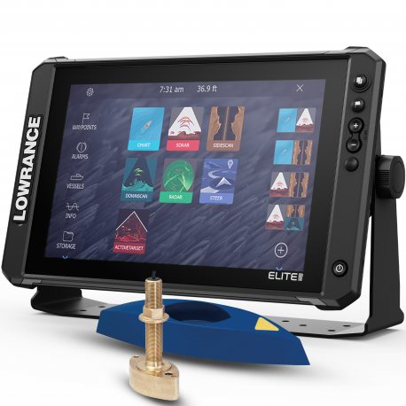 Lowrance Elite FS 9 Black con Transductor Pasacascos B45 xSonic 600w