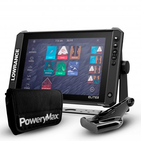 Lowrance Elite FS 10 PoweryMax Ready con Transductor HDI 50/200 600W DownScan