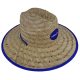 Sombrero de paja ONNautic Blue de 58cm para la pesca. 