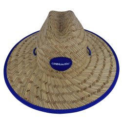 Sombrero de paja ONNautic Blue de 58cm para la pesca. 