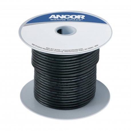 Cable marino estañado Ancor AWG 6 13 mm2 color negro