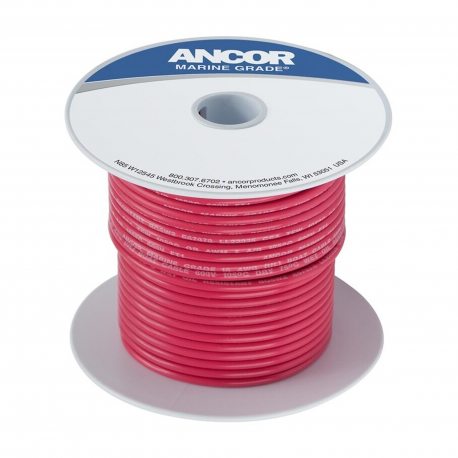 Cable marino estañado Ancor AWG 6 13 mm2 color rojo