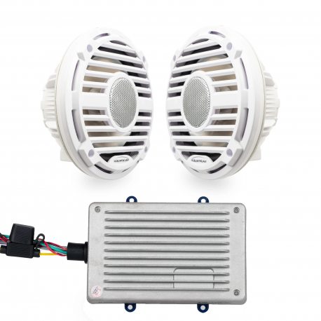 Pack audio Aquatic Pro Classic blanco con módulo bluetooh