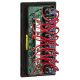 Panel de 8 interruptores 4308 de Blue Sea Systems WeatherDeck con protección por fusible.