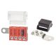 Kit caja de fusibles compacta 5024-BSS de Blue Sea Systems 4 circuitos montaje directo con negativo