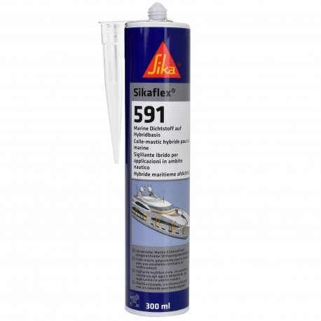 Sellador Sikaflex Sika 591 color blanco multifunción para aplicaciones marinas