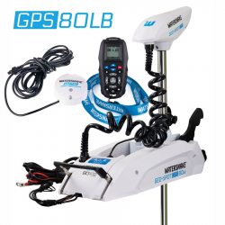 Motor de posicionamiento Watersnake Geo-Spot GPS 24V 80 lbs y  eje de 78" (198cm)