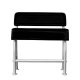 Asiento para barco de pesca en color plata con tejido negro AS100SB de PoweryMax