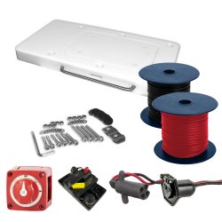 Kit montaje motores eléctricos + cable estañado 16 mm2 rojo+negro