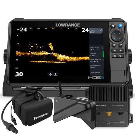 Lowrance HDS 9 Pro con Transductor ActiveTarget 2 XL y Batería de Litio PoweryMax TX50
