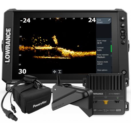 Lowrance Elite FS 12 ActiveTarget 2 XL y Powerymax TX50
