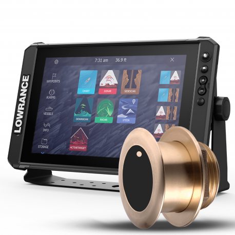 Lowrance Elite FS 10 con Transductor Airmar B175HW 1Kw CHIRP