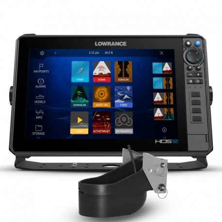 Lowrance HDS 12 Pro con Transductor Pasacascos TM265LM xSonic 1kW CHIRP