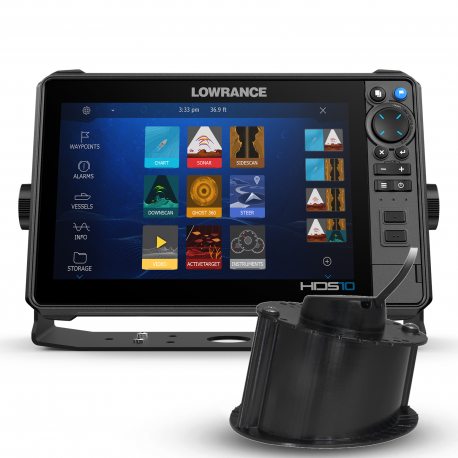 Lowrance HDS 10 Pro con Transductor Interior Airmar M135M 1kW CHIRP