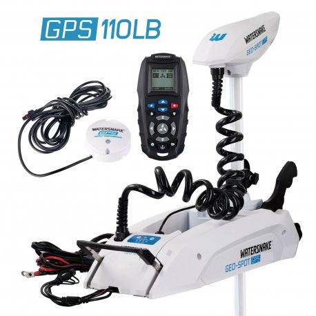 Watersnake Geo-Spot GPS 36V 110 lbs y  eje de 87" (220cm) , motor eléctrico de posicionamiento GPS