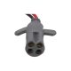 Kit montaje Rocket motores eléctricos + cable estañado 16 mm2 rojo+negro