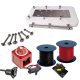 Kit montaje Rocket motores eléctricos + cable estañado 16 mm2 rojo+negro
