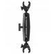 Soporte RAM doble fijación motor eléctrico, bola 1.5" version larga