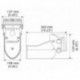 Transductor Chirp Airmar popa TM185H-W xSonic (1kW) -Lowrance / Simrad