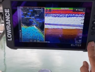 configurar la tecla de acceso rapido en Lowrance Elite FS