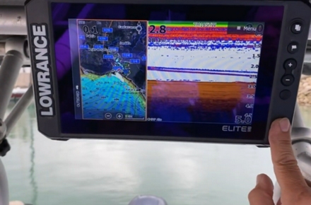 configurar la tecla de acceso rapido en Lowrance Elite FS