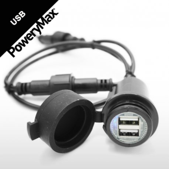 Adaptador PoweryMax Doble USB PX25