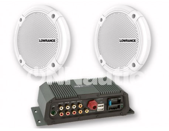 Sistema Audio Marino SonicHub 2 Lowrance Simrad + Altavoces