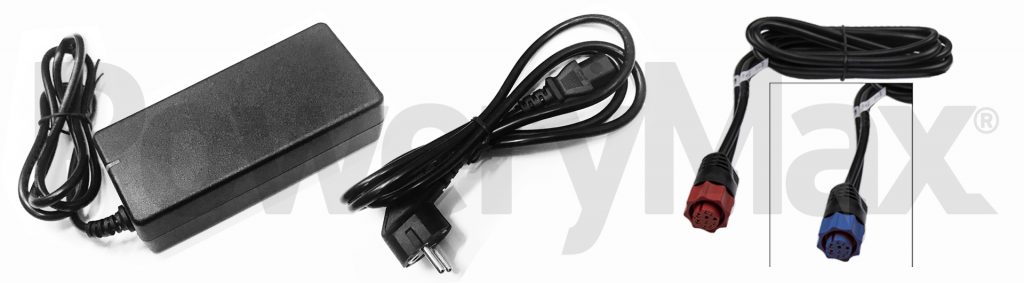 PoweryMax HomeKit HKLOW1 con alimentador y cable para sondas Lowrance HDS, Elite y Hook